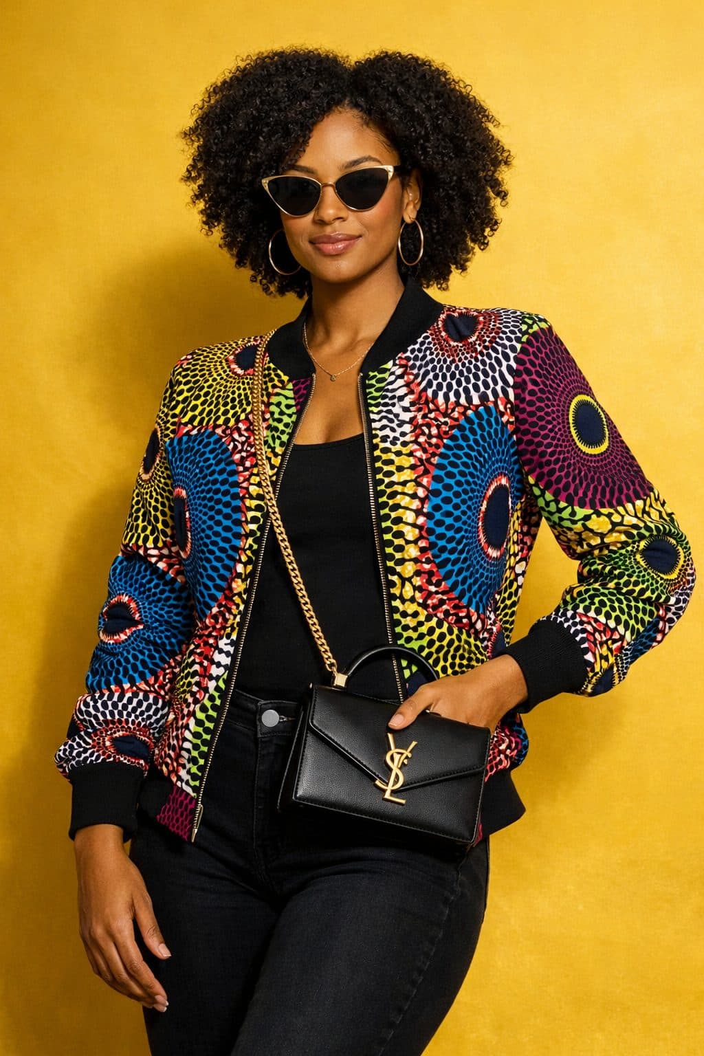 VESTE BOMBER WAX — L'Audace Africaine pour Affirmer Votre Puissance
